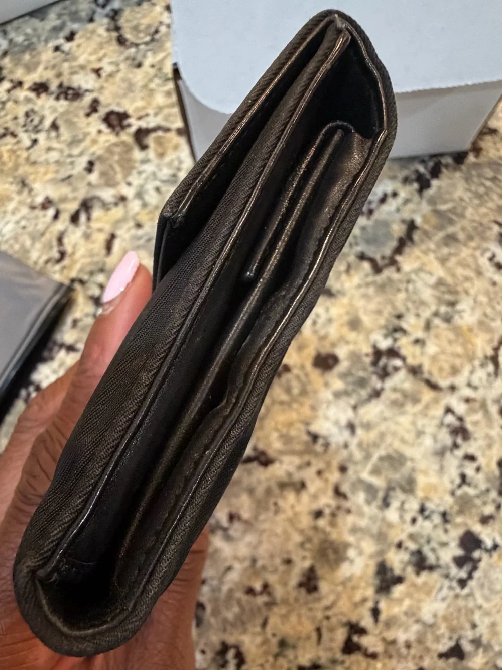 Prada Tessuto Nylon Trifold Wallet - needs cleaning